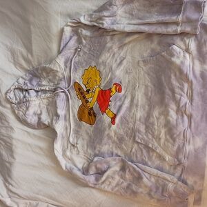 The Simpsons Liza playing the saxophone woman's hoodie L